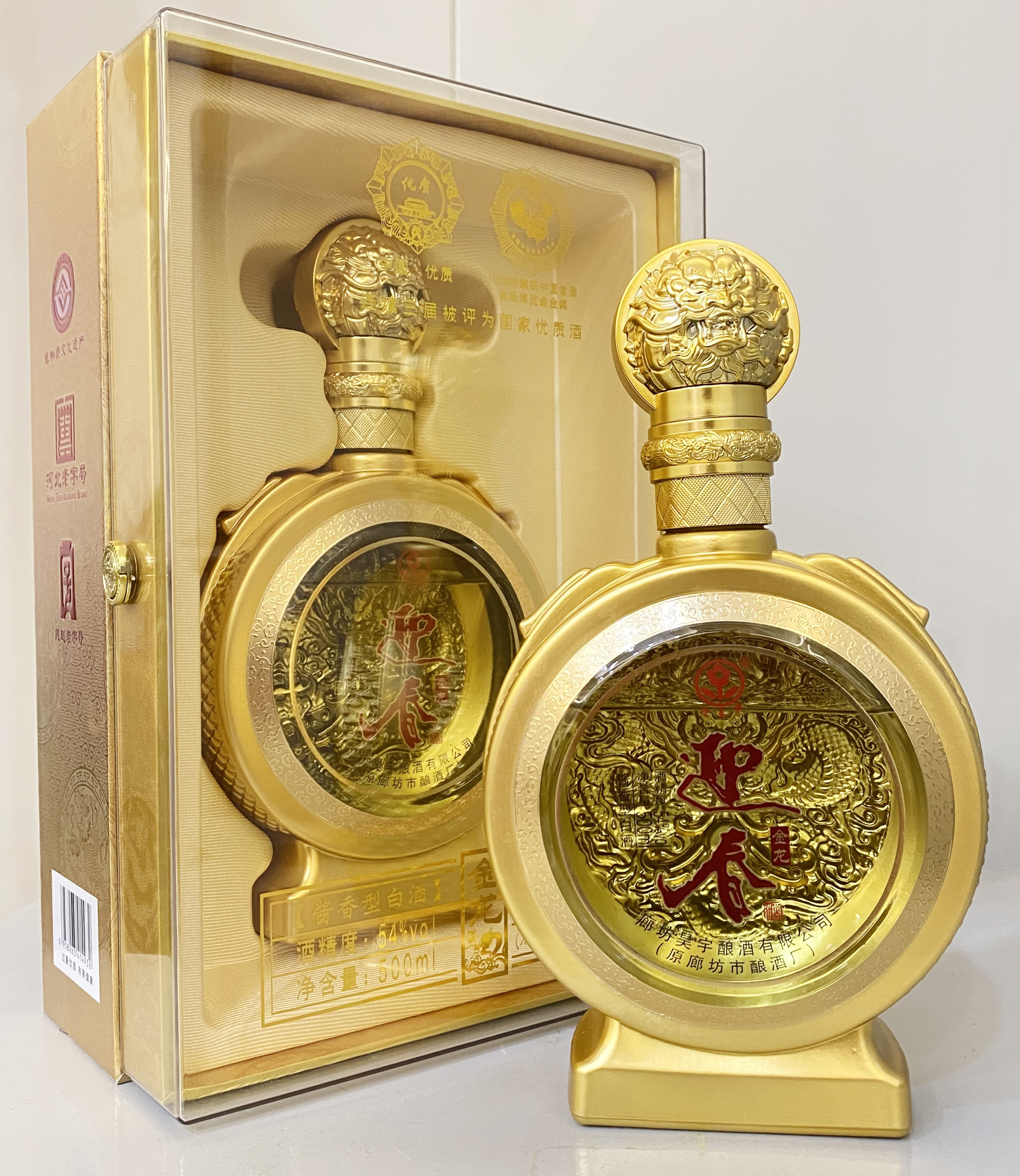 54度金龙迎春（500ml*4）